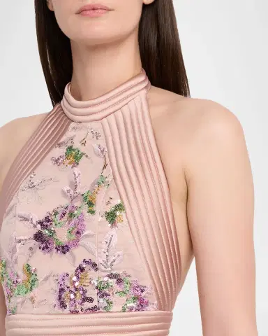 Zhivago The Bertolini Floral Embellished Midi Dress | Thumbnail 5