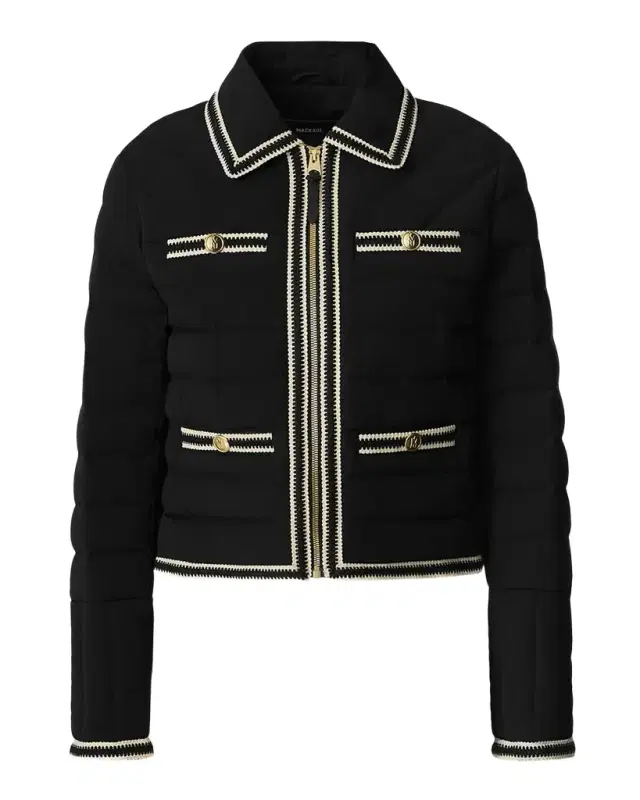 Mackage Petunia Crochet-Trim Down Jacket