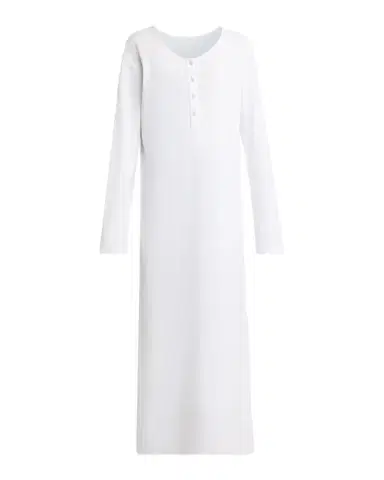 The Row Latoya Long-Sleeve Crewneck Cotton Midi Dress | Thumbnail 1 The Row Latoya Long-Sleeve Crewneck Cotton Midi Dress | Thumbnail 1