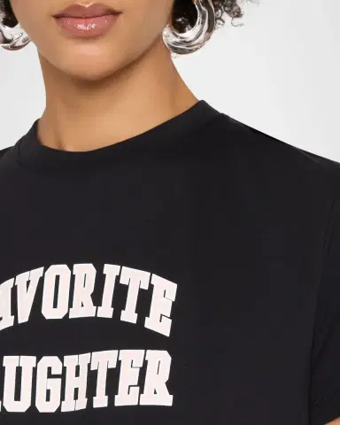 Favorite Daughter The Cropped Collegiate Short-Sleeve Tee | Thumbnail 5