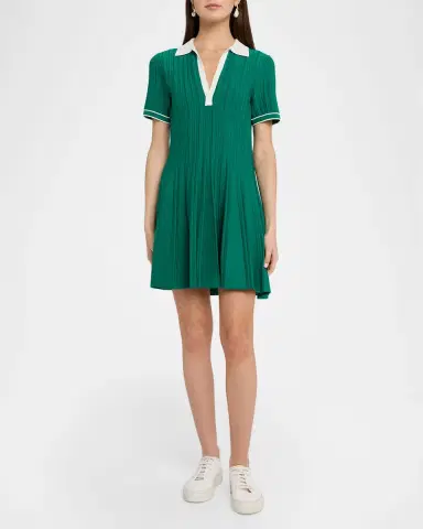 Simkhai Page Knit Polo Mini Dress | Thumbnail 2 Simkhai Page Knit Polo Mini Dress | Thumbnail 2