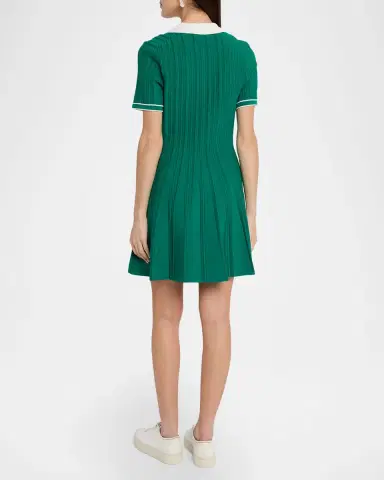 Simkhai Page Knit Polo Mini Dress | Thumbnail 3 Simkhai Page Knit Polo Mini Dress | Thumbnail 3