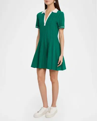 Simkhai Page Knit Polo Mini Dress | Thumbnail 4 Simkhai Page Knit Polo Mini Dress | Thumbnail 4