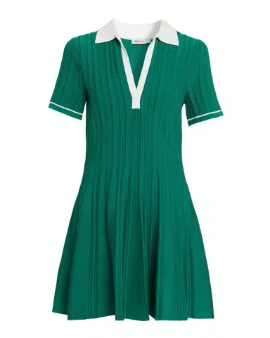 Simkhai Page Knit Polo Mini Dress | Thumbnail 1 Simkhai Page Knit Polo Mini Dress | Thumbnail 1