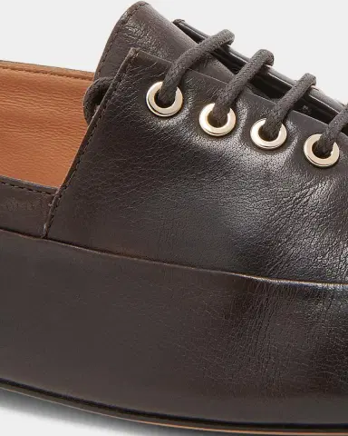 Jil Sander Elyss Leather Lace-Up Loafers | Thumbnail 3 Jil Sander Elyss Leather Lace-Up Loafers | Thumbnail 3
