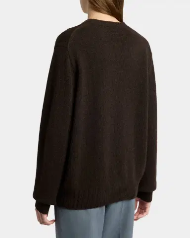The Row Noler Cashmere Crewneck Sweater | Thumbnail 3 The Row Noler Cashmere Crewneck Sweater | Thumbnail 3