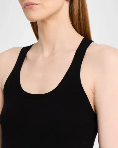 Vince Stretch-Viscose Tank Top | Thumbnail 5