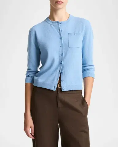 Vince Cashmere-Blend Pocket Cardigan | Thumbnail 3 Vince Cashmere-Blend Pocket Cardigan | Thumbnail 3