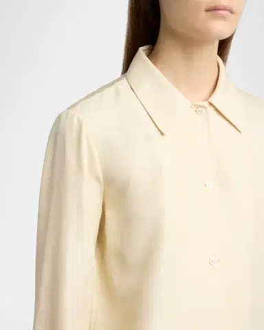 The Row Lucetta Silk Button-Front Shirt | Thumbnail 5 The Row Lucetta Silk Button-Front Shirt | Thumbnail 5