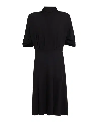 The Row Emmeline Short-Sleeve Silk Midi Dress | Thumbnail 1