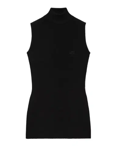 Loewe Turtleneck Sleeveless Knit Sweater | Thumbnail 1 Loewe Turtleneck Sleeveless Knit Sweater | Thumbnail 1