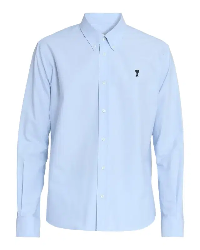 Ami Paris Men 's Embroidered Ami de Coeur Cotton Sport Shirt