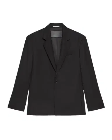 Helmut Lang Men's Wool Gabardine Relaxed-Fit Blazer | Thumbnail 1