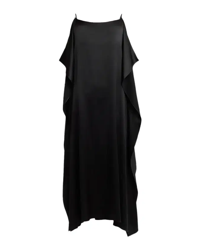 THE ROW Kylo Draped Silk Maxi Dress