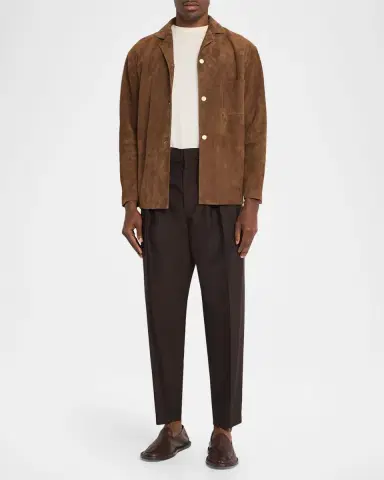 The Row Janine Suede Shirt Jacket | Thumbnail 2