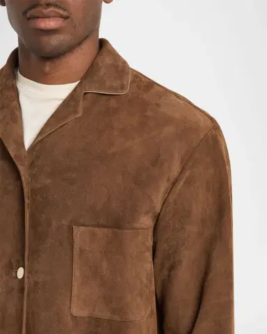 The Row Janine Suede Shirt Jacket | Thumbnail 5