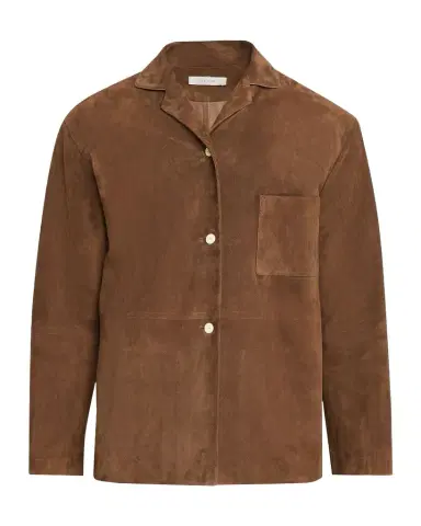 The Row Janine Suede Shirt Jacket | Thumbnail 1