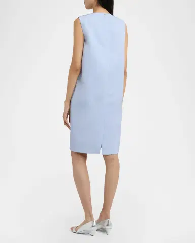 Jil Sander V-Neck Sleeveless Shift Dress | Thumbnail 3 Jil Sander V-Neck Sleeveless Shift Dress | Thumbnail 3
