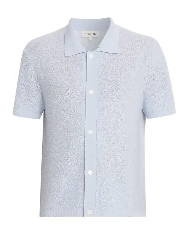 Men 's Textured Short-Sleeve Shirt