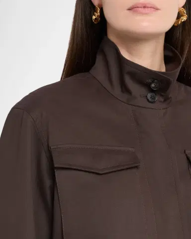 The Row Floriane Cotton-Cashmere Utility Jacket | Thumbnail 5 The Row Floriane Cotton-Cashmere Utility Jacket | Thumbnail 5