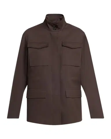 The Row Floriane Cotton-Cashmere Utility Jacket | Thumbnail 1 The Row Floriane Cotton-Cashmere Utility Jacket | Thumbnail 1