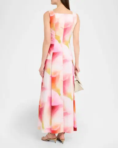 Prabal Gurung Square-Neck Floral-Print Maxi Tank Dress | Thumbnail 3