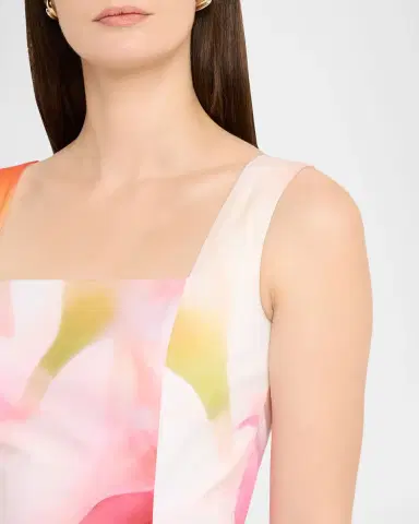Prabal Gurung Square-Neck Floral-Print Maxi Tank Dress | Thumbnail 5