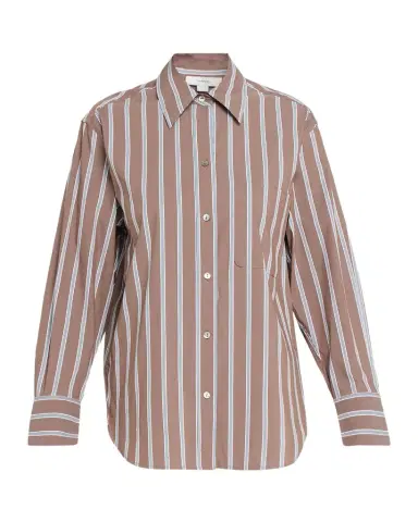 Vince Stripe Button-Front Shirt | Thumbnail 1