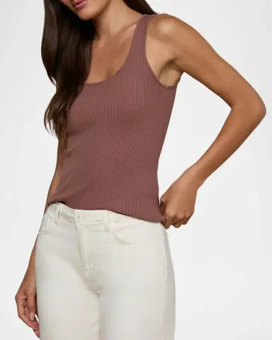 L'Agence Adira Scoop-Neck Tank Top | Thumbnail 4