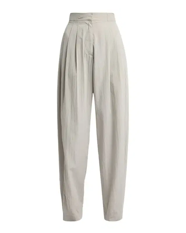 THE ROW Iven Low-Rise Crinkled Barrel-Leg Pants