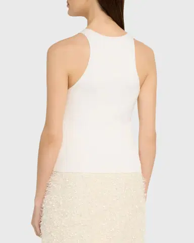 Vince Stretch-Viscose Tank Top | Thumbnail 3
