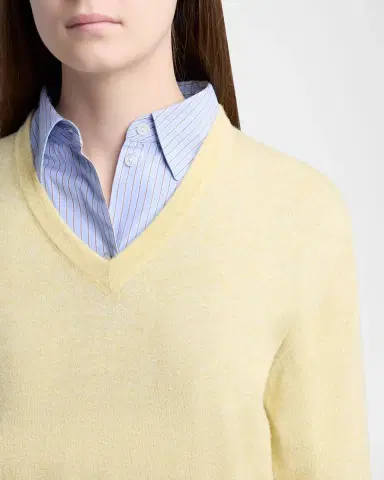 The Row Nian Cashmere V-Neck Sweater | Thumbnail 5 The Row Nian Cashmere V-Neck Sweater | Thumbnail 5