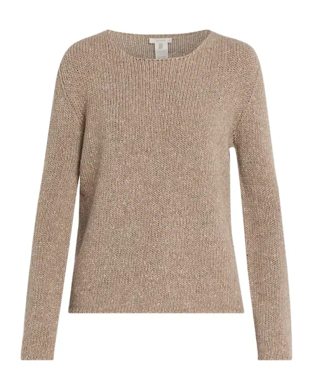 Nitha Cashmere Knit Crewneck Sweater