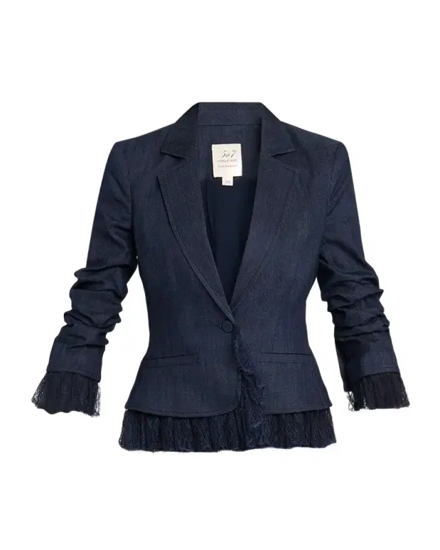 Cinq a Sept Roxie Le Petit Denim Blazer