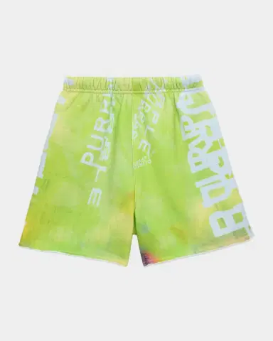 Purple Kids Boy 's Tie-Dye Cotton Shorts, Size 4-12 | Thumbnail 2