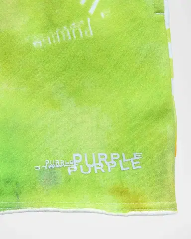 Purple Kids Boy 's Tie-Dye Cotton Shorts, Size 4-12 | Thumbnail 3