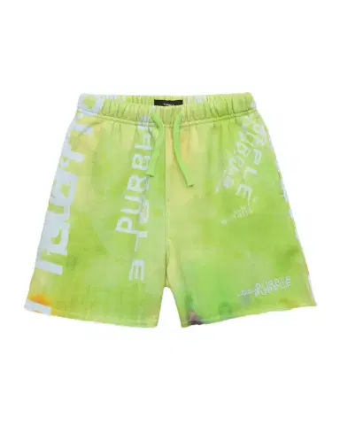 Purple Kids Boy 's Tie-Dye Cotton Shorts, Size 4-12 | Thumbnail 1