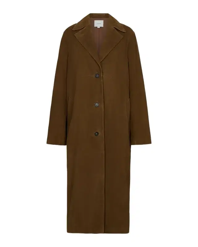 Vince Long Suede Coat