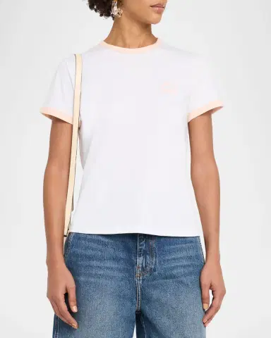 Favorite Daughter The Collegiate Crewneck Ringer T-Shirt | Thumbnail 4