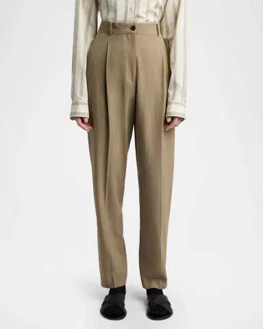 The Row Gianni Tapered Wool Gabardine Pants | Thumbnail 4