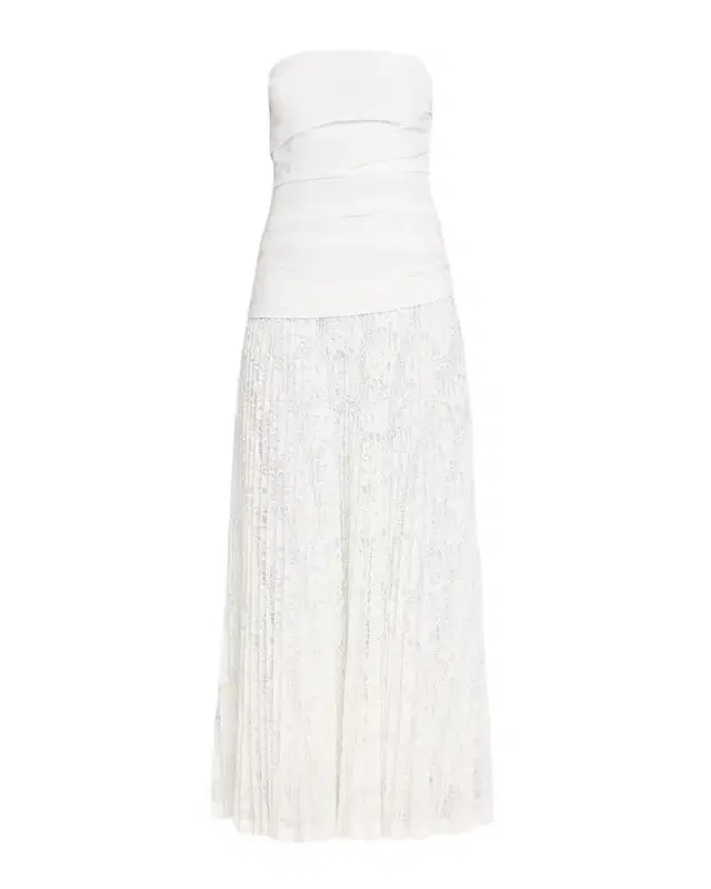 Annalise Cotton Lace Midi Dress