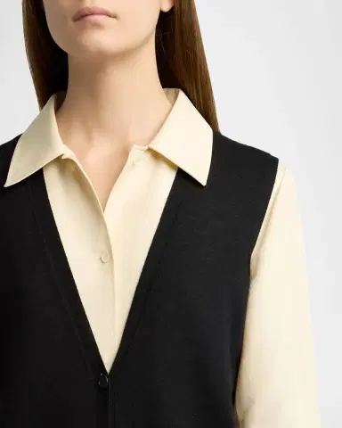The Row Neel Cashmere Cardigan Vest | Thumbnail 5 The Row Neel Cashmere Cardigan Vest | Thumbnail 5