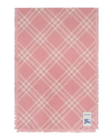 Burberry Wide Check Wool Silk Scarf | Thumbnail 1 Burberry Wide Check Wool Silk Scarf | Thumbnail 1