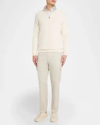 Peter Millar Men's Crown Comfort Quarter-Zip Pullover Sweater | Thumbnail 2