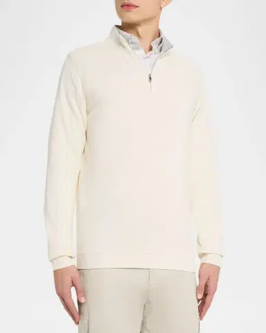 Peter Millar Men's Crown Comfort Quarter-Zip Pullover Sweater | Thumbnail 4