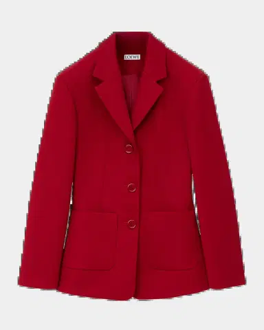 Loewe Wool-Blend Single-Breasted Jacket | Thumbnail 2