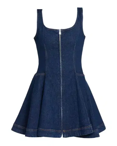 Simkhai Eleodra Denim Mini Dress | Thumbnail 1 Simkhai Eleodra Denim Mini Dress | Thumbnail 1