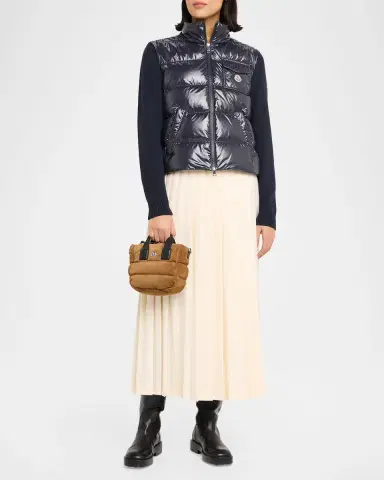 Moncler Caradoc Micro Suede Tote Bag | Thumbnail 4 Moncler Caradoc Micro Suede Tote Bag | Thumbnail 4