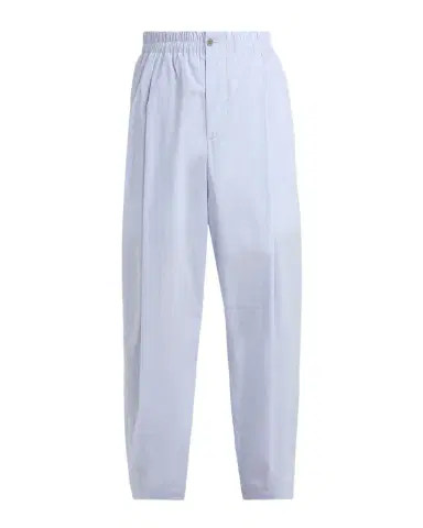 Giorgio Armani Men's Poplin Pleated Straight Leg Trousers | Thumbnail 1 Giorgio Armani Men's Poplin Pleated Straight Leg Trousers | Thumbnail 1