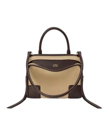 Loewe Amazona 180 Top-Handle Bag in Suede & Leather | Thumbnail 1 Loewe Amazona 180 Top-Handle Bag in Suede & Leather | Thumbnail 1